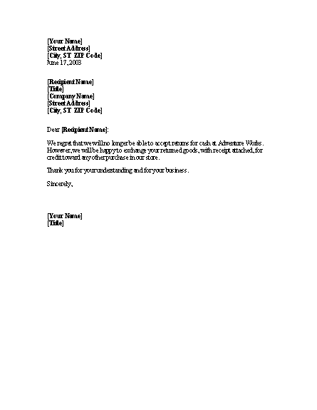 Free Announcement Letter Templates - Useful Letters Templates